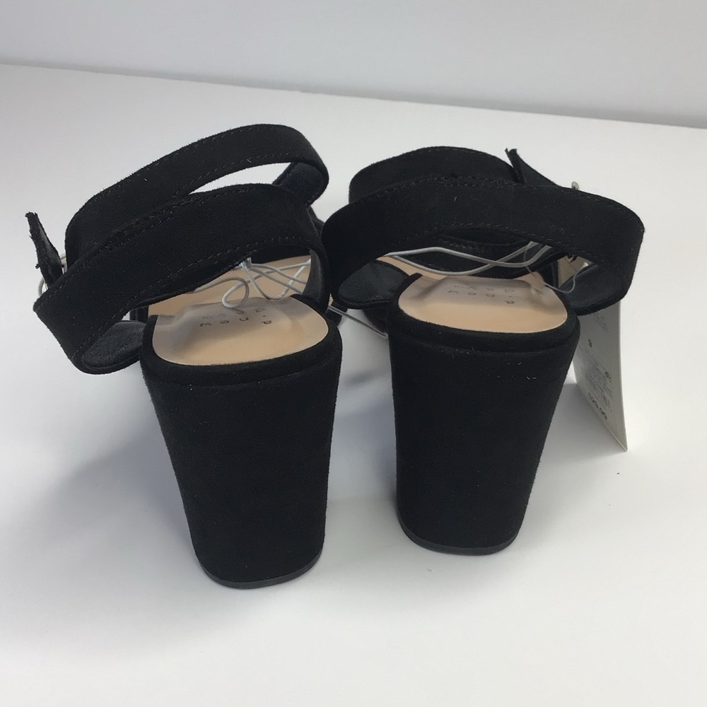 A NewDay Black Thick Heel Shoes Ankle Strap heeled sandal - Picture 8 of 13